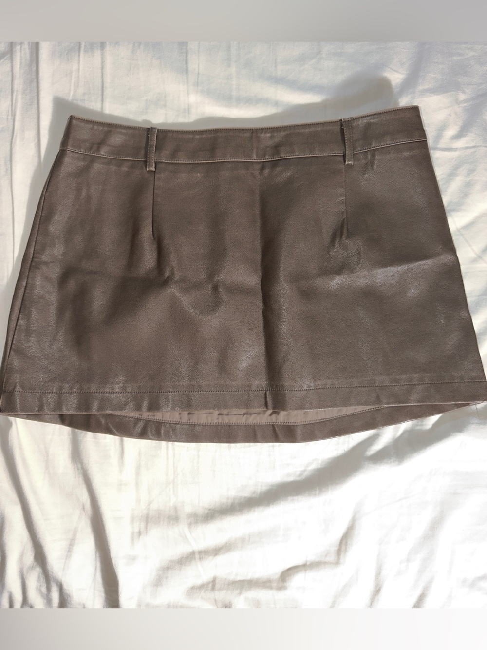 Princess Polly Traverse Faux Leather Mini Skirt